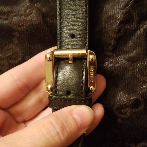 GUCCI Guccissima Embossed Leather Hobo Bag - Picture 3 of 7